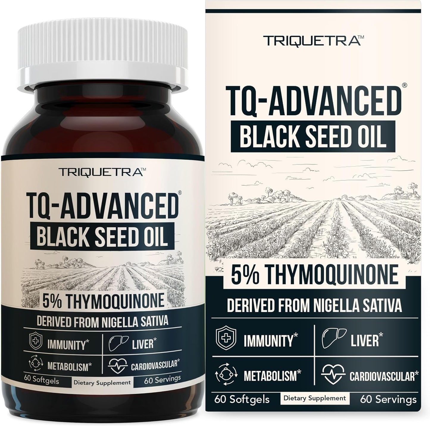 Pure Black Seed Oil Liquid | 5% Thymoquinone High Potency | Ultra-Concentrated Nigella Sativa Extract 💧