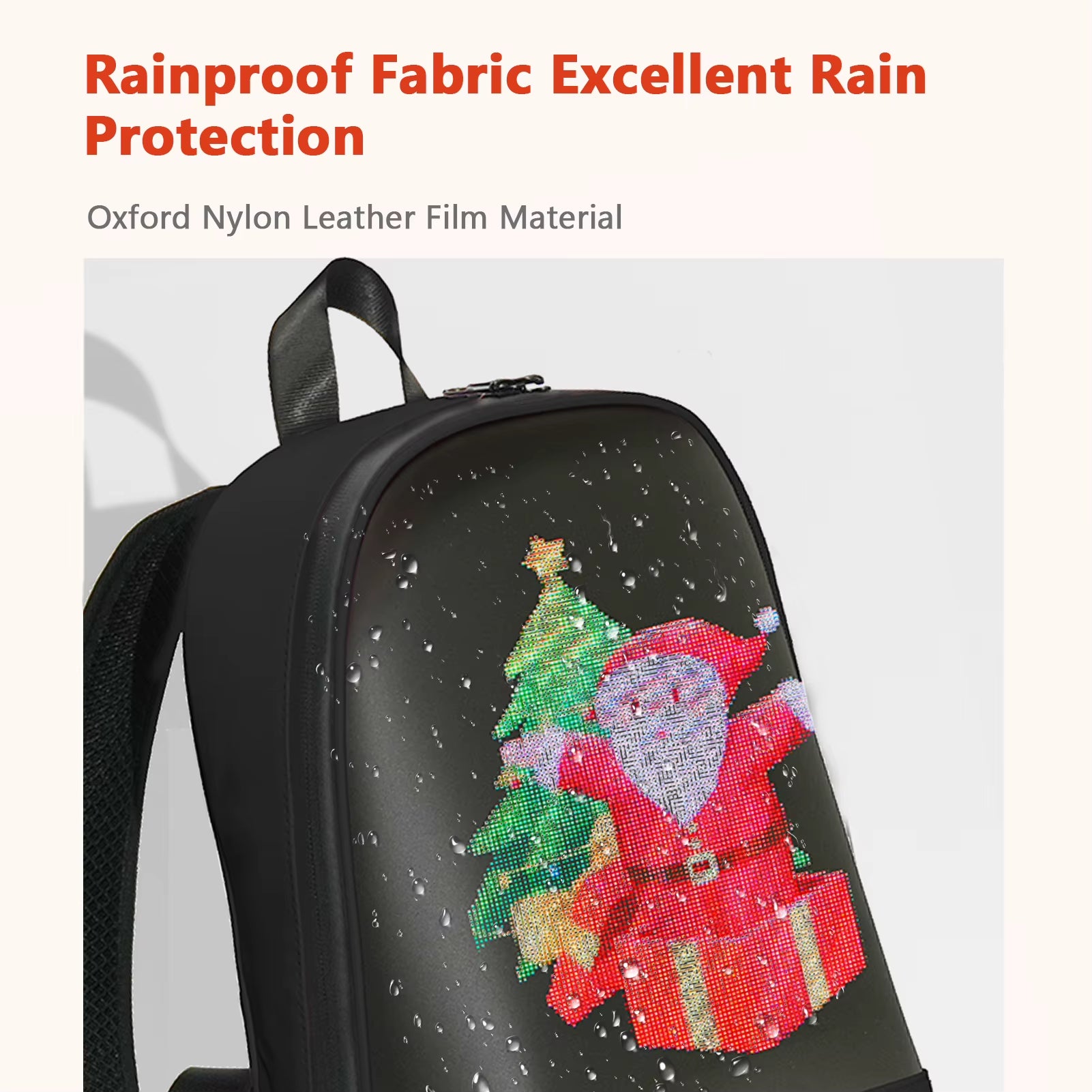 Visionary™ Smart LED Backpack – App-Controlled High-Res Display for Commuting & Content Creation