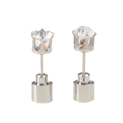 ✨ LED Light-Up Glow Earrings – Bling Crystal Studs for Clubbing, Festivals, & Gogo Dancing | 1/5 Pair Neon Party Jewelry 🌈👂