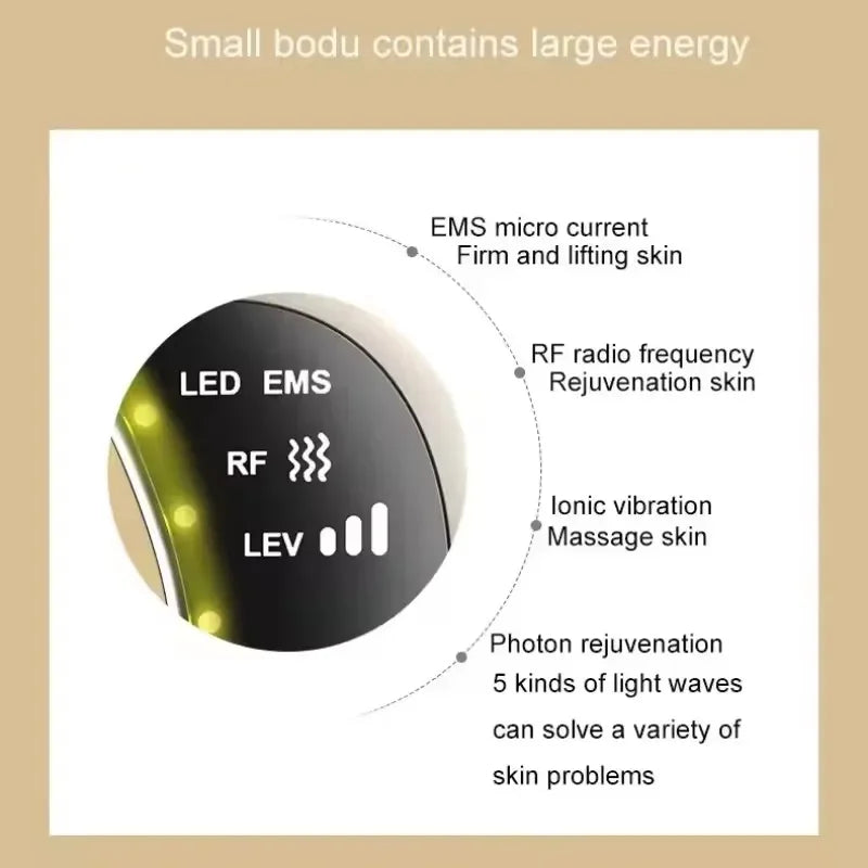 Bio-Current Sculpt & Sculpt: 3-in-1 Advanced RF Facial & Neck Lifting Tool