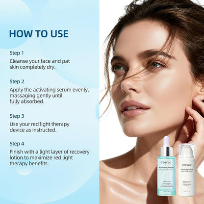 Red Light Therapy Recovery Lotion (1 Oz) – Hydrating Anti-Aging & Skin Firming Booster 🌟💧
