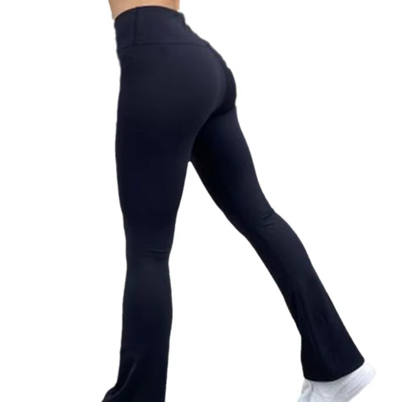 2026 High-Waist Flare Leggings – Slim Fit Split Hem Dress Pants & Office Yoga Trousers 🖤✨