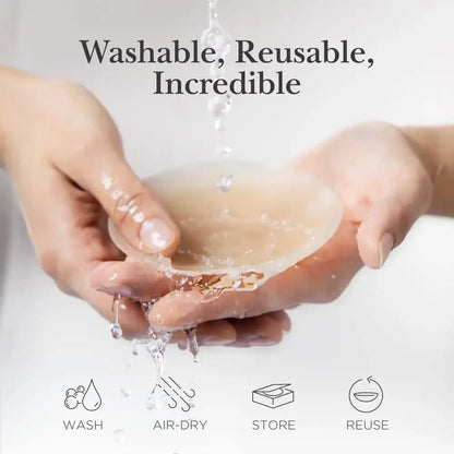 ✨ 3 Pairs Seamless Silicone Nipple Covers – Reusable Adhesive Invisible Pasties 👗💖