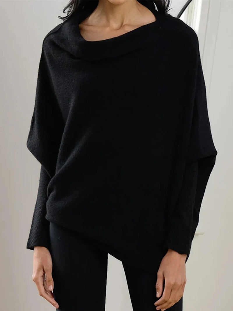 2026 Luxe Ribbed Knit Jumper Set – Oversized Batwing Sleeve Sweater & Matching Headband Autumn Winter Set 🧶🍂