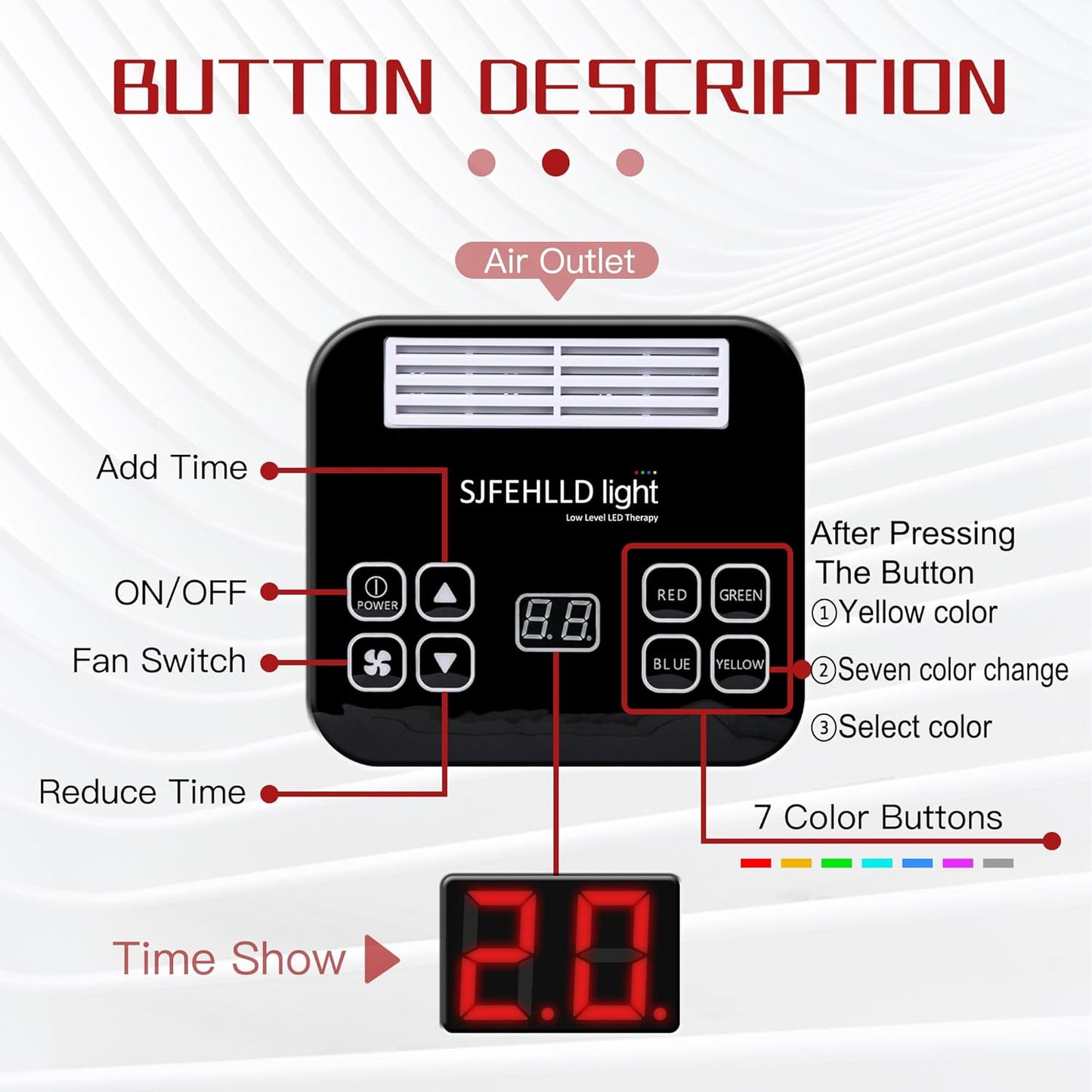 7-Color LED Red Light Therapy Face Mask – Professional Home Spa Skin Care & Anti-Aging Facial Mask 🧖‍♀️