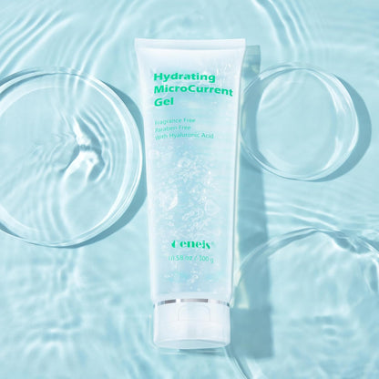 Professional Microcurrent & RF Gel Primer – Hydrating Hyaluronic Acid Formula 🌟⚡️
