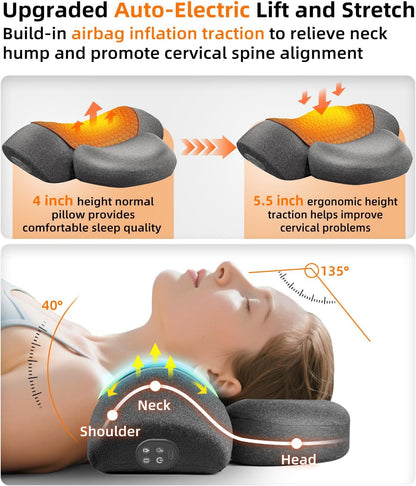 FisioRest™ 2.0: Ultimate 3-in-1 Heated Neck Massager & Shoulder Relaxer 💆‍♀️✨