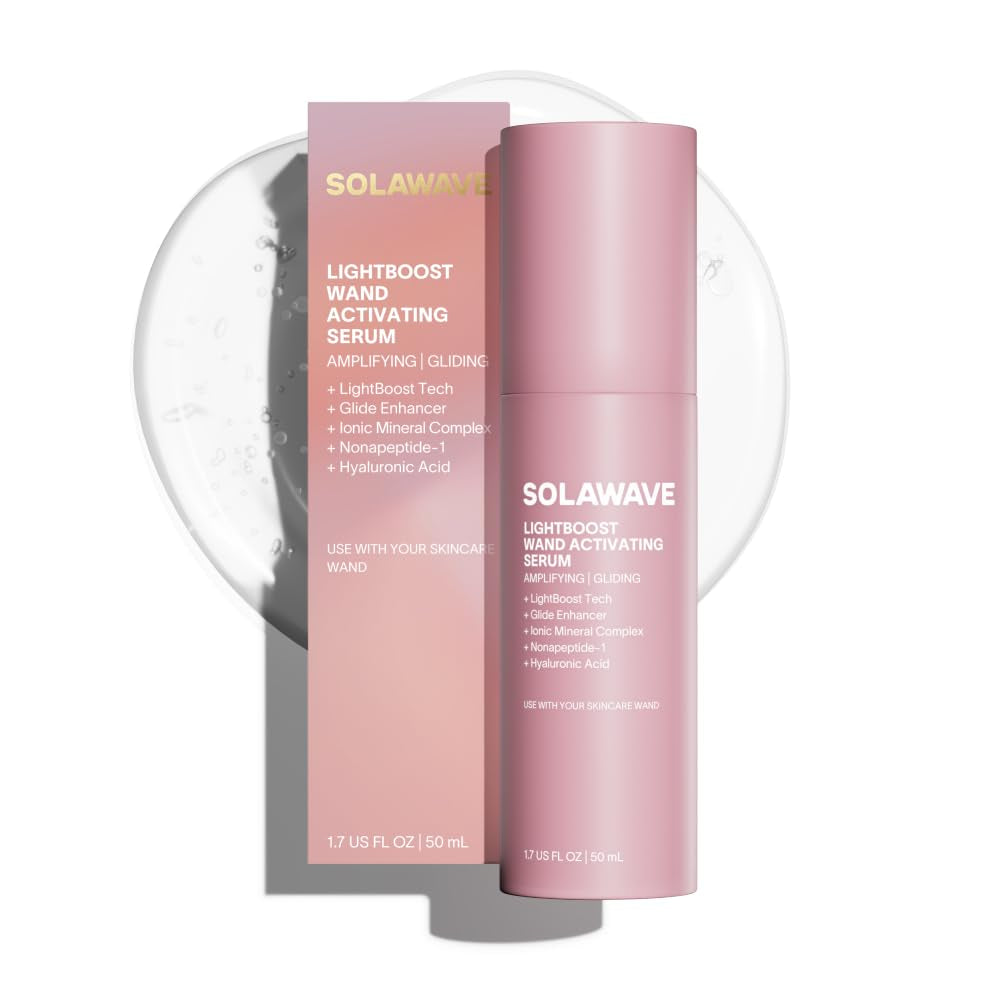 LightBoost Wand Activating Serum (1.7 Oz) – Hydrating Peptide & Microcurrent Booster 🌟🛡️