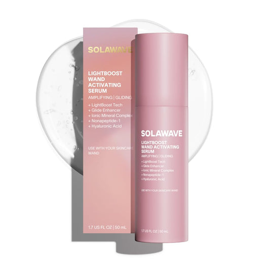 LightBoost Wand Activating Serum (1.7 Oz) – Hydrating Peptide & Microcurrent Booster 🌟🛡️