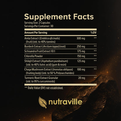 Pineal XT Platinum – Pure Himalayan Shilajit Supplement – Supports Energy, Brain Health & Memory - Rapid Pineal Gland Decalcification Cognitive Health Support – 60 Veggie Capsules