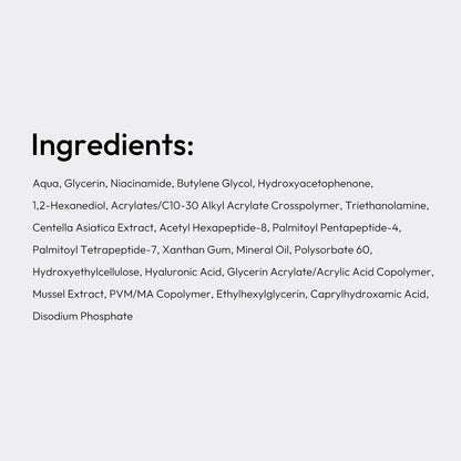 Anti-Aging Peptide & Niacinamide Serum (1 Oz) – Hydrating Red Light Primer 🌟⚡️