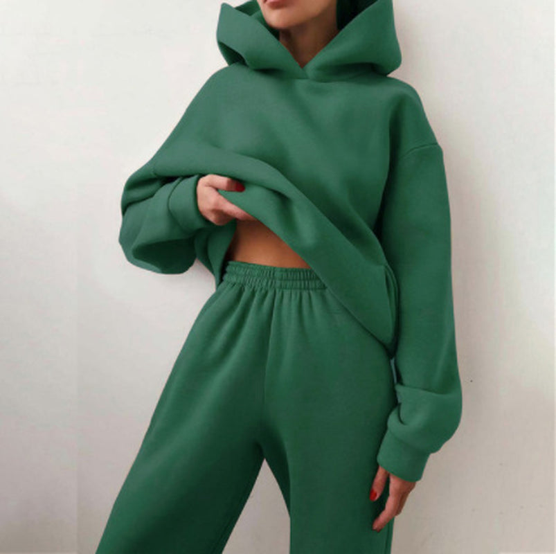 Effortless Style: Women’s Hooded Two-Piece Lounge Set 🌿