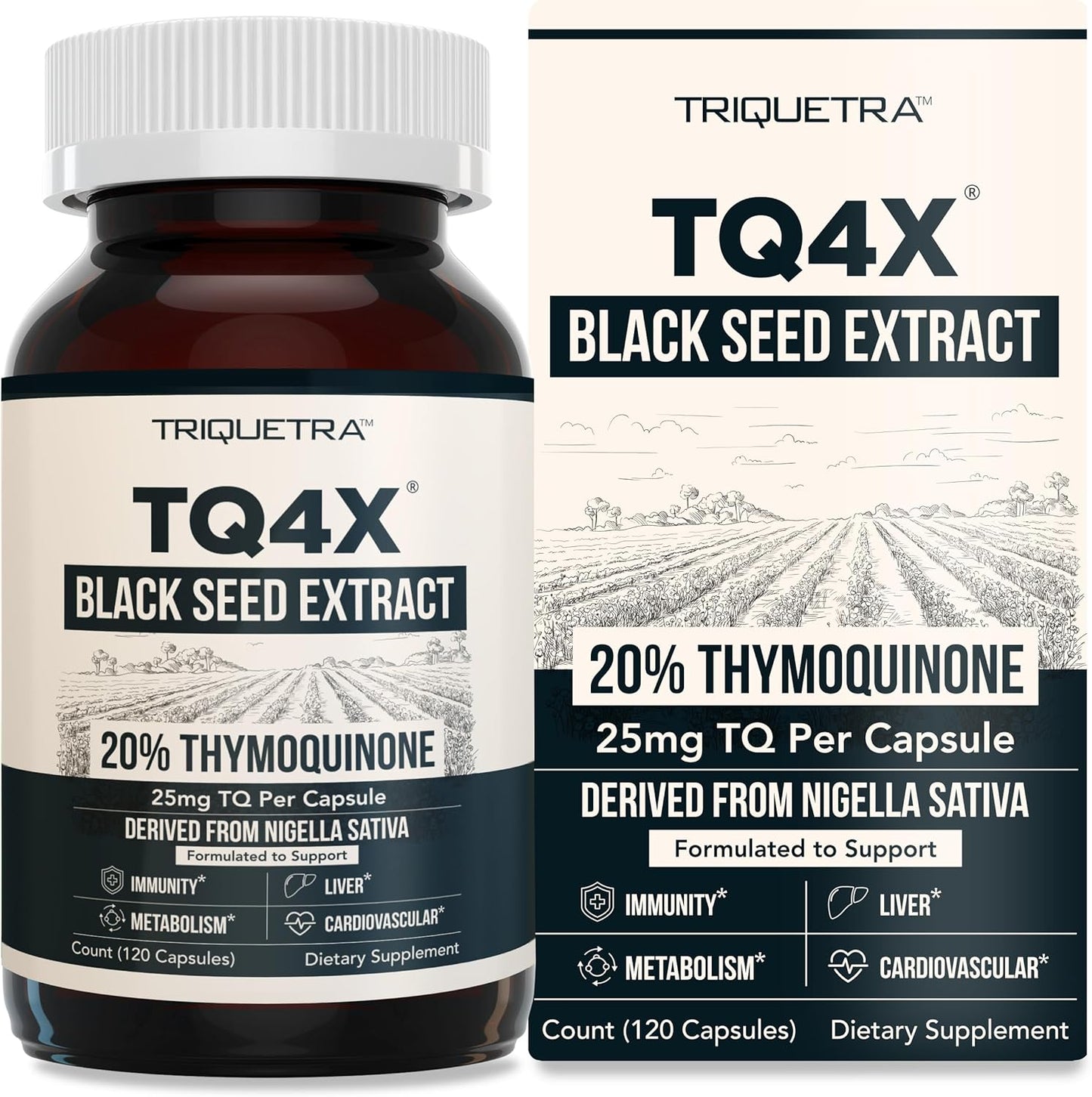 🌿 Premium Black Seed Oil Capsules | 20% Thymoquinone High Potency | Ultra-Concentrated Nigella Sativa 💎 - 60:1  (60 Capsules)