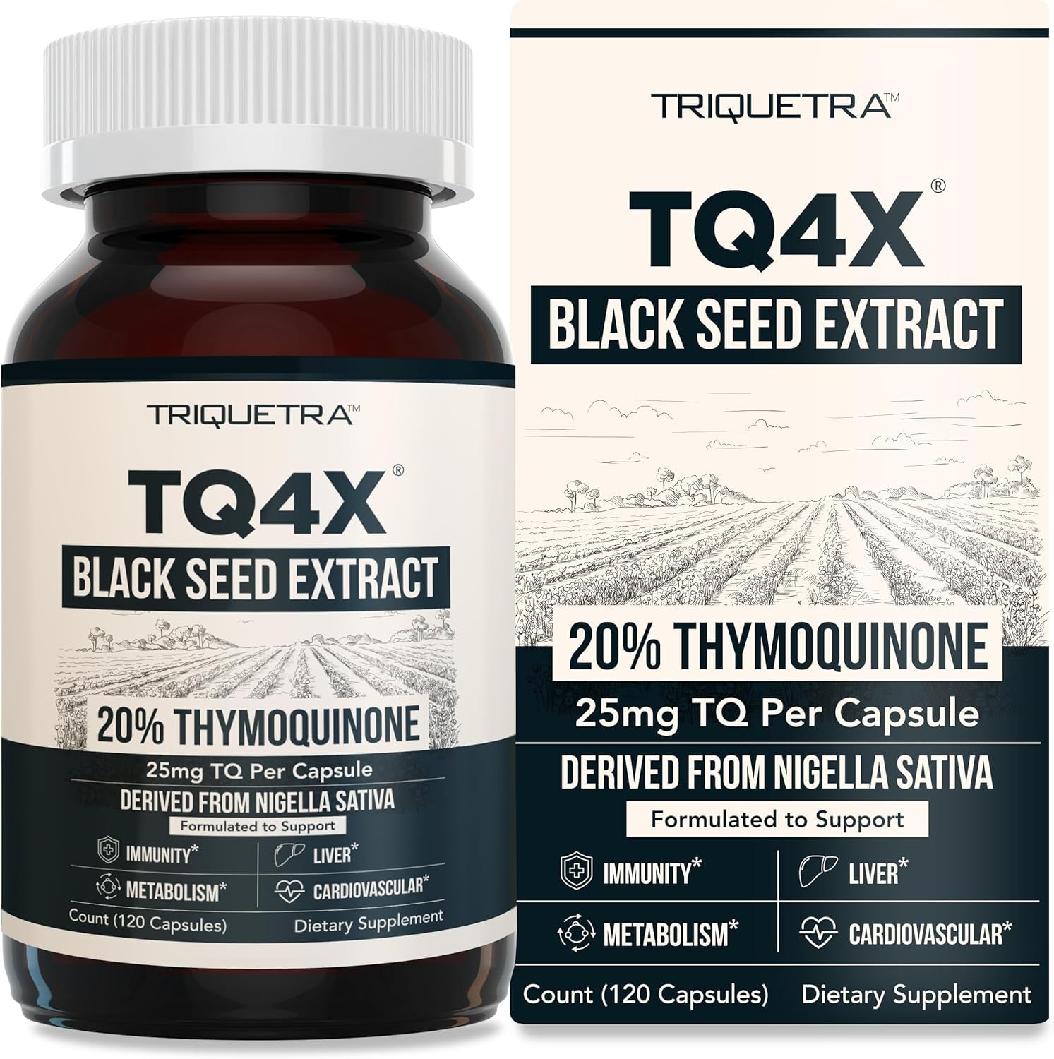 🌿 Premium Black Seed Oil Capsules | 20% Thymoquinone High Potency | Ultra-Concentrated Nigella Sativa 💎 - 60:1  (60 Capsules)