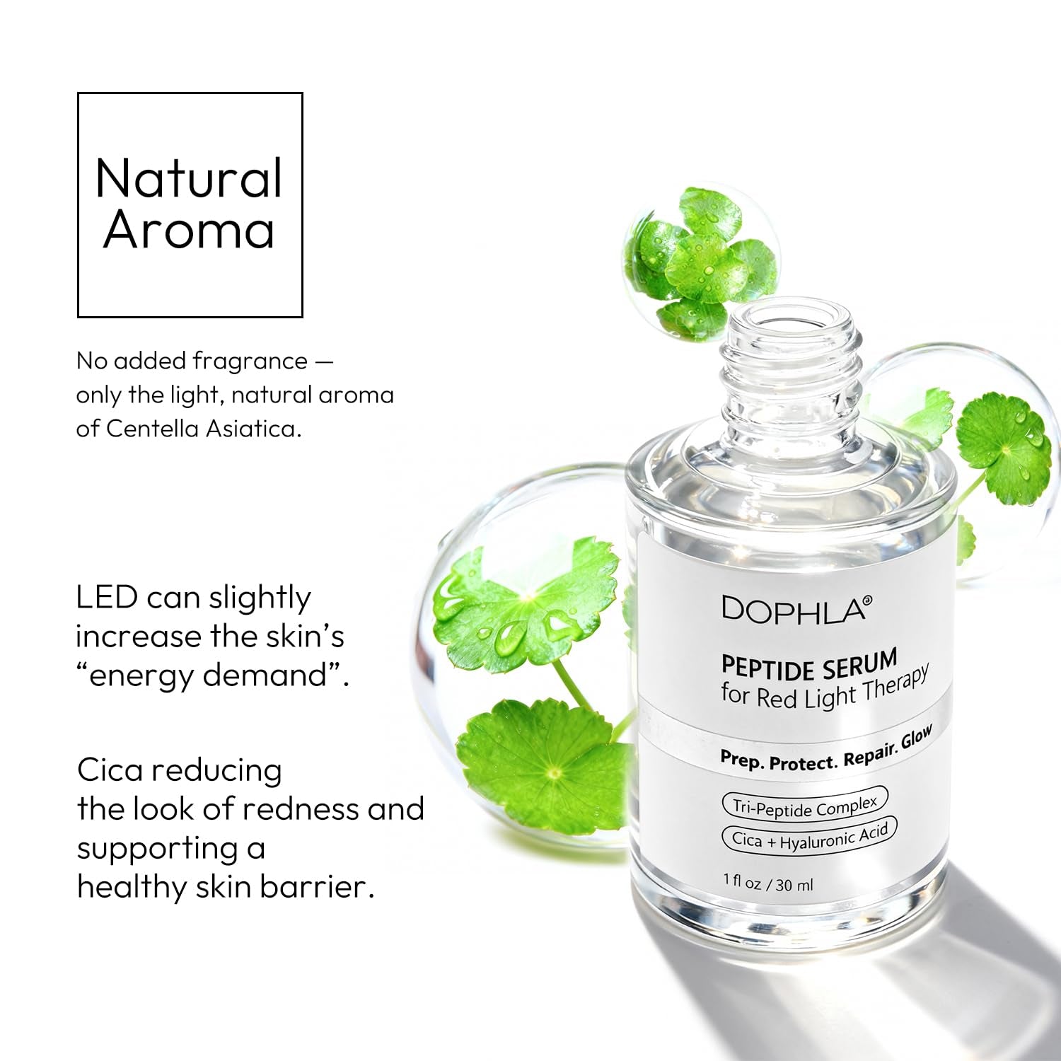 Anti-Aging Peptide & Niacinamide Serum (1 Oz) – Hydrating Red Light Primer 🌟⚡️