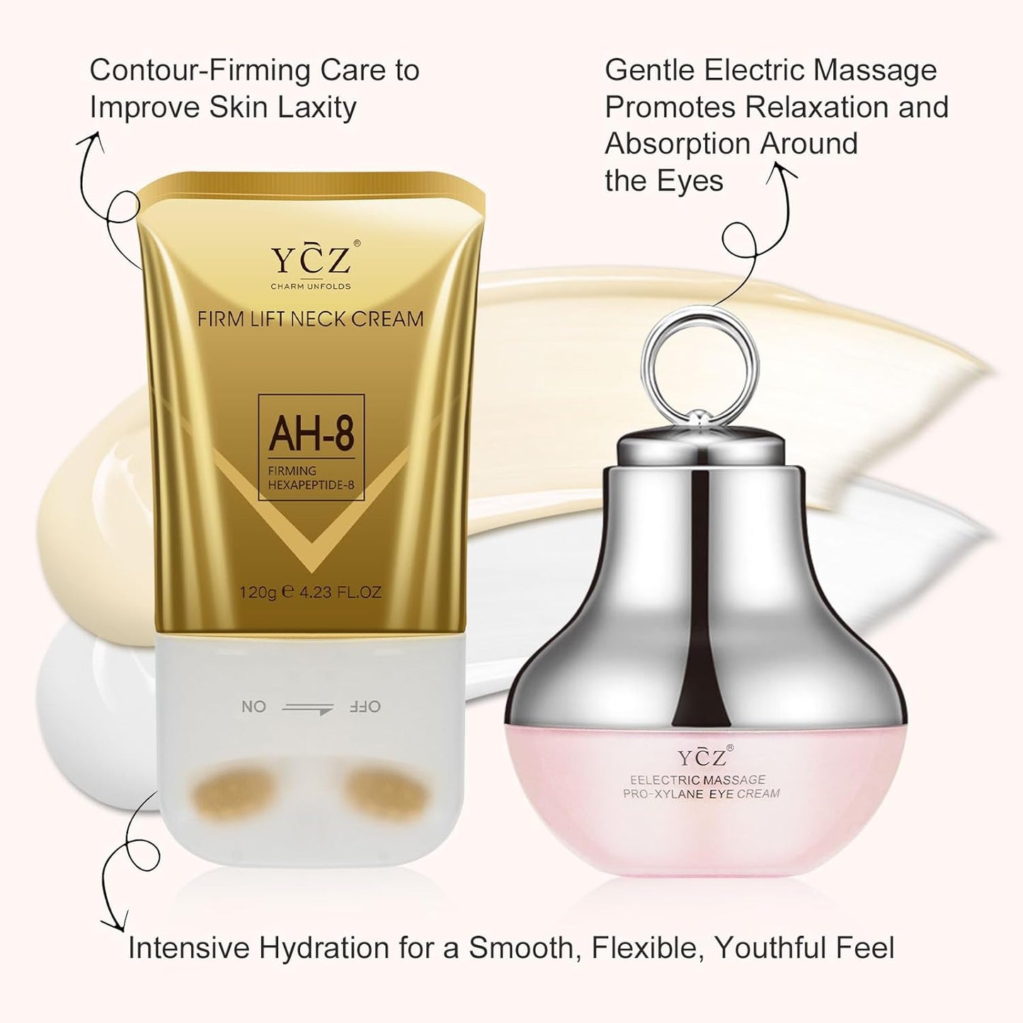 YCZ Neck & Eye Firming Gift Set (5.99 Fl Oz) – Anti-Aging & Deep Moisture Treatment 🌟🎁