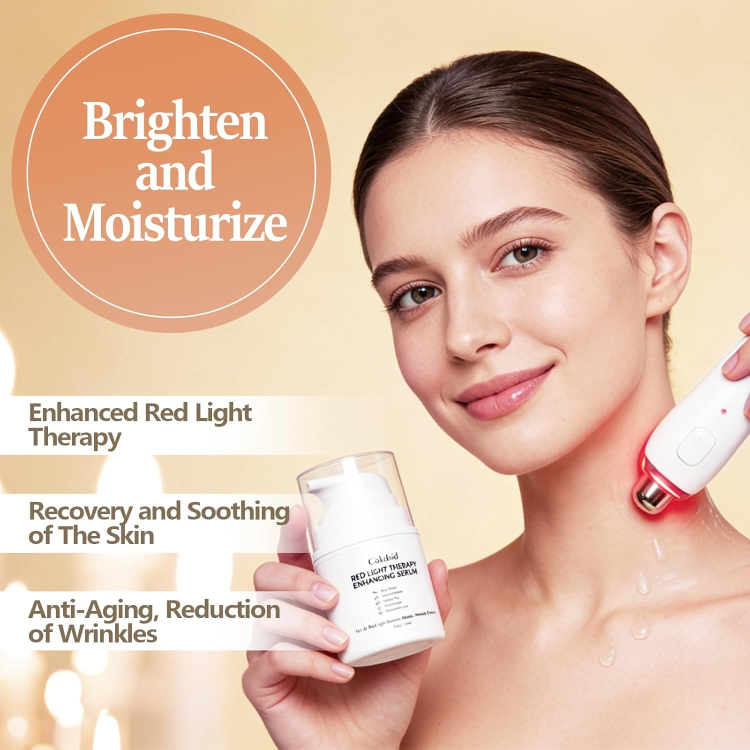 Luminous Red Light & Microcurrent Serum – Firming Green Tea & Niacinamide Booster 🌟⚡️