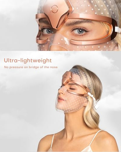 NEW!! LATEST!!! PDT Cordless Red Light Therapy Mask | Silicone LED Face Mask for Wrinkles & Acne 🌟 
