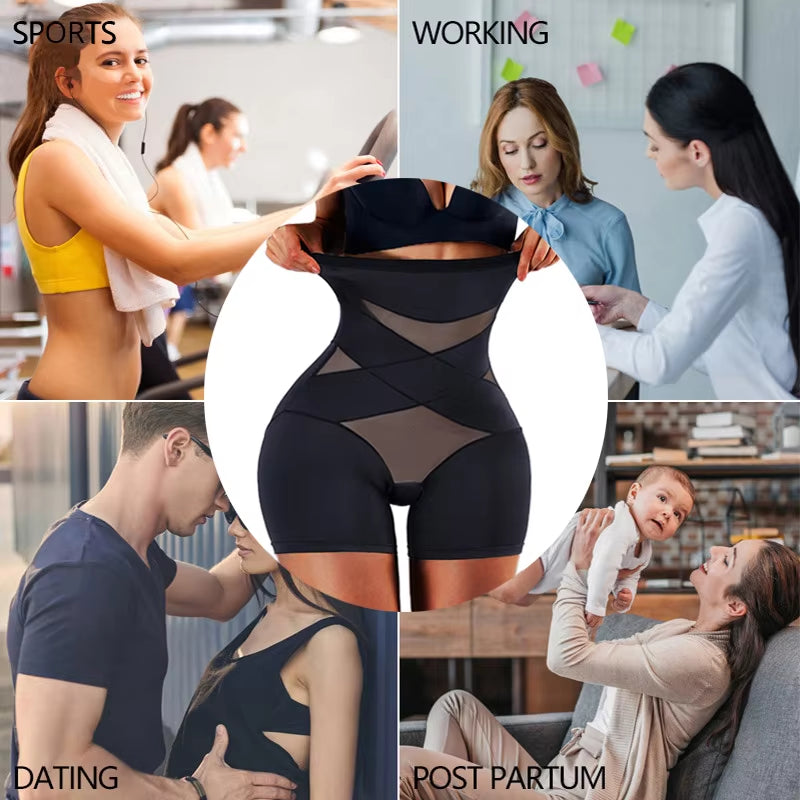 High Waist Tummy Control Shapewear – Ultimate Thigh Slimmer & Body Shaper ⏳✨