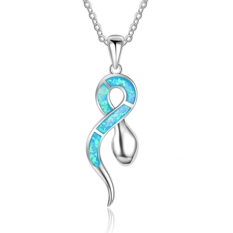 🐢 Bohemian Blue Fire Opal Sea Turtle Necklace – Shimmering Ocean Animal Pendant for Women 🌊✨