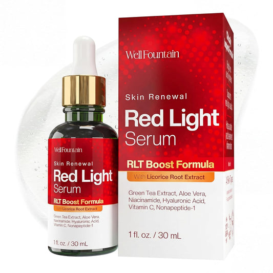 Red Light Therapy Activation Serum (1 Oz) – Anti-Aging Green Tea & Peptide Primer 🌟⚡️