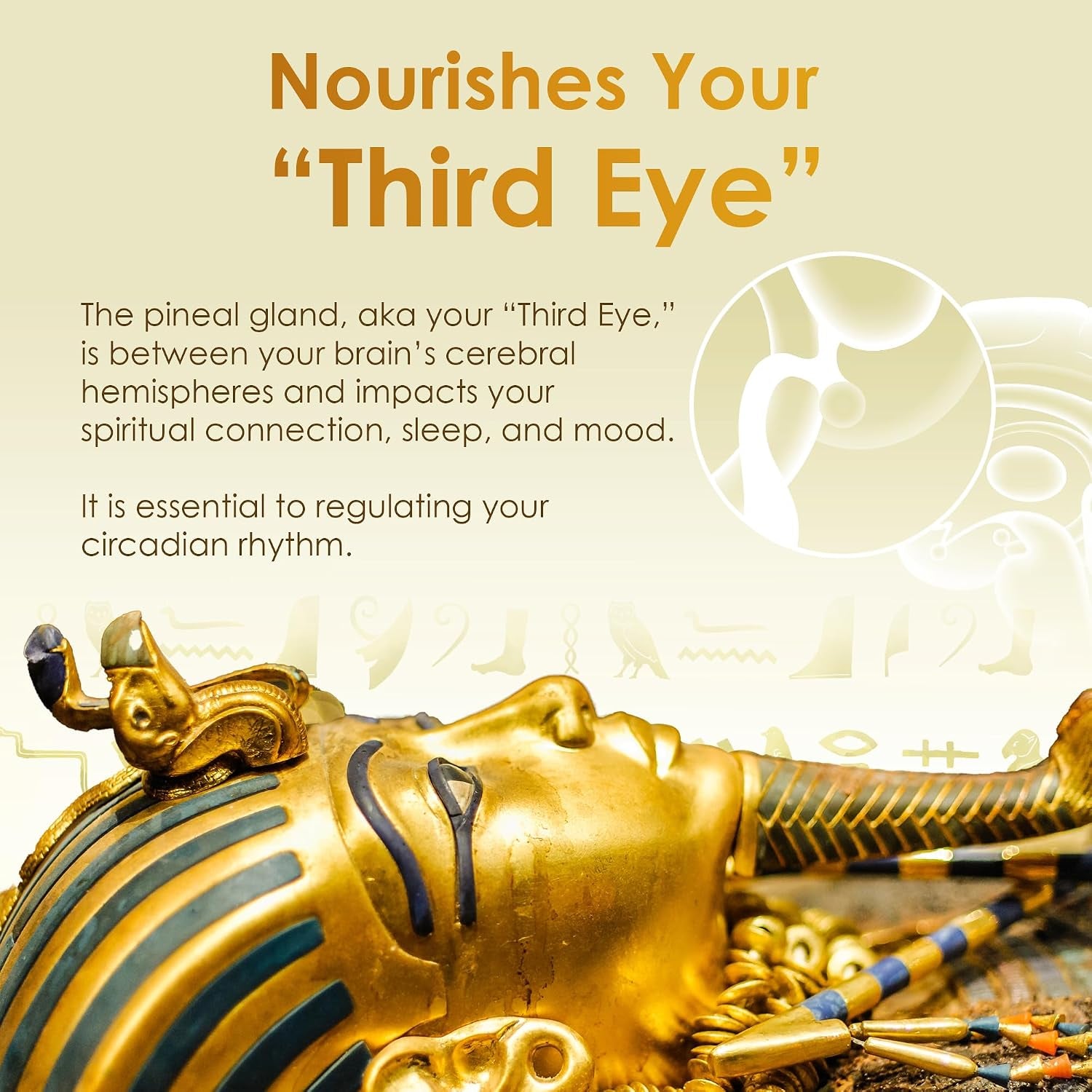 Pharaoh'S Nectar XT | 24K Monoatomic Gold Ormus Liquid | Third Eye Awakening + Vivid Dreaming | Clean Energy + Mental Clarity | Spiritual Supplement | 60Ml