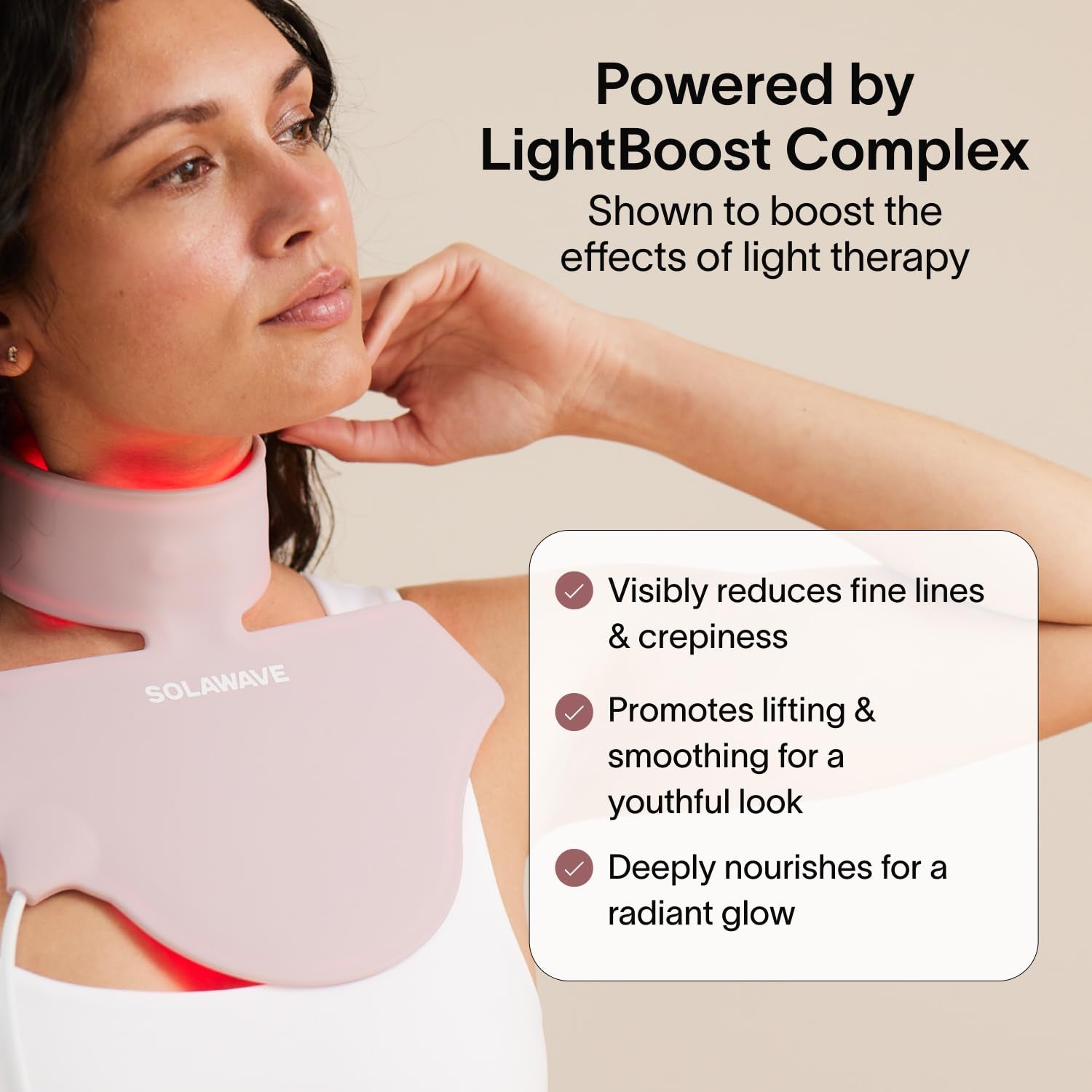 Lightboost Anti-Aging Face & Neck Cream – Daily Firming & Red Light Booster 🌟🛡️