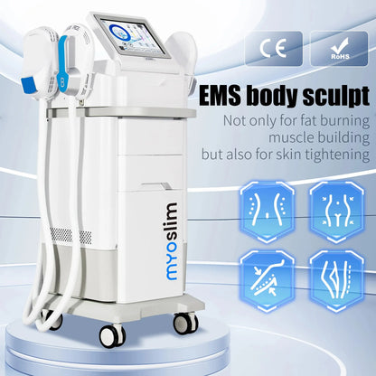 Elite 6500W HI-EMT Body Sculpting Workstation | Professional EMS Muscle Stimulator & Fat Burning System for Home & Salon